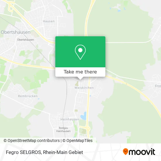 Карта Fegro SELGROS