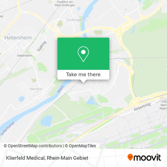 Klierfeld Medical map