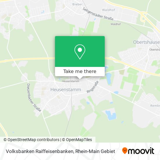 Volksbanken Raiffeisenbanken map