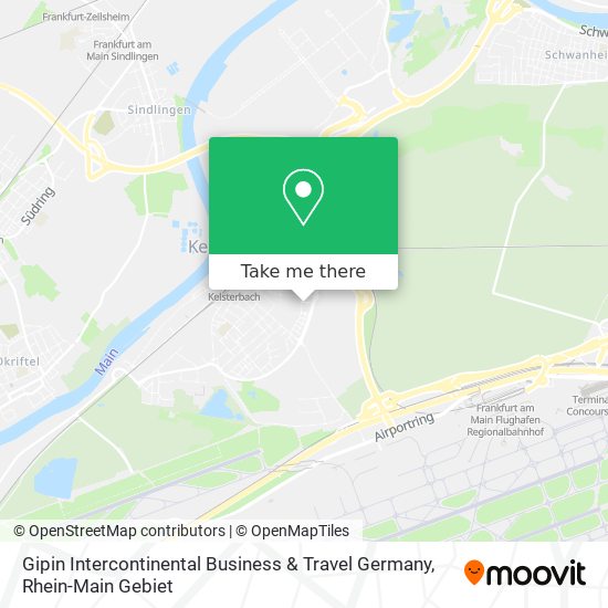 Gipin Intercontinental Business & Travel Germany map