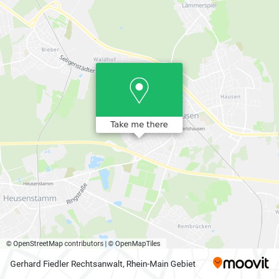 Gerhard Fiedler Rechtsanwalt map