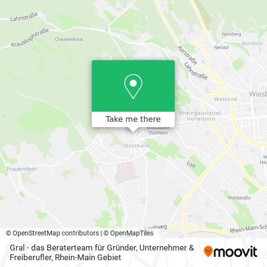 Gral - das Beraterteam für Gründer, Unternehmer & Freiberufler map