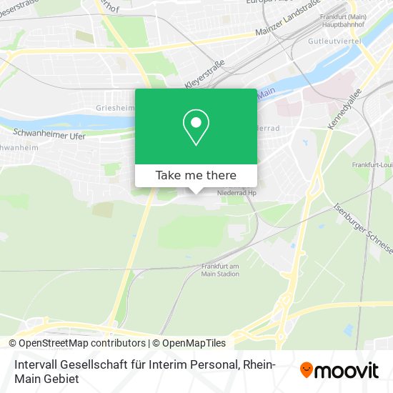 Intervall Gesellschaft für Interim Personal map