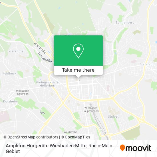 Amplifon Hörgeräte Wiesbaden-Mitte map