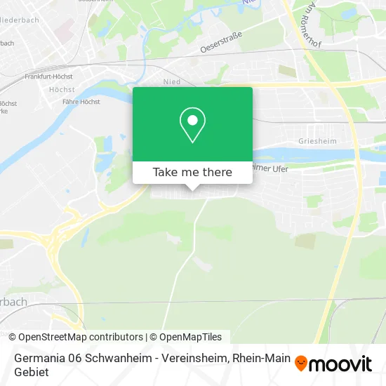 Карта Germania 06 Schwanheim - Vereinsheim