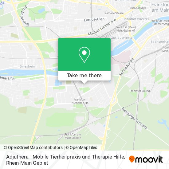 Adjuthera - Mobile Tierheilpraxis und Therapie Hilfe map