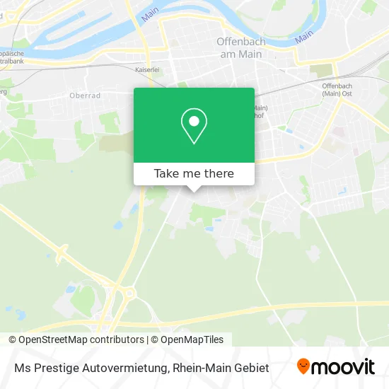 Карта Ms Prestige Autovermietung