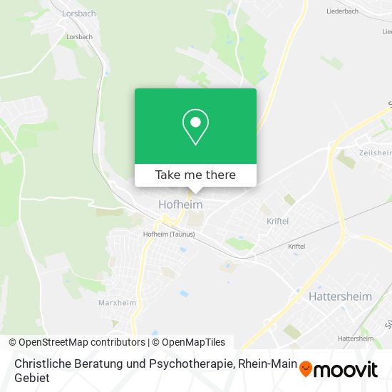 Christliche Beratung und Psychotherapie map