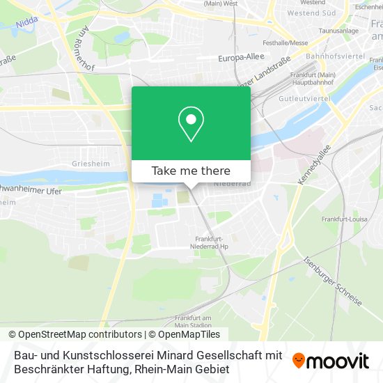 Bau- und Kunstschlosserei Minard Gesellschaft mit Beschränkter Haftung map