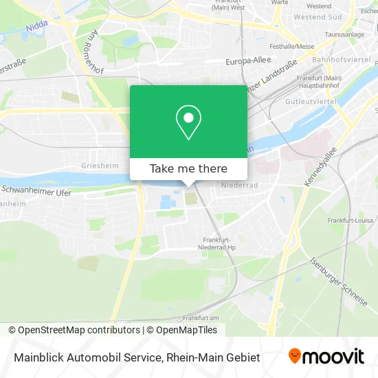 Карта Mainblick Automobil Service