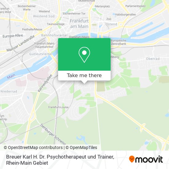 Breuer Karl H. Dr. Psychotherapeut und Trainer map