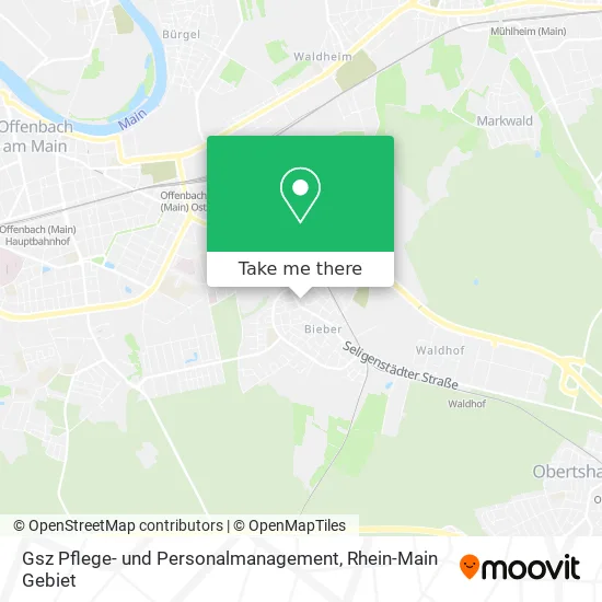 Карта Gsz Pflege- und Personalmanagement