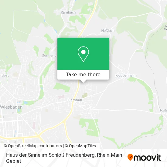 Карта Haus der Sinne im Schloß Freudenberg