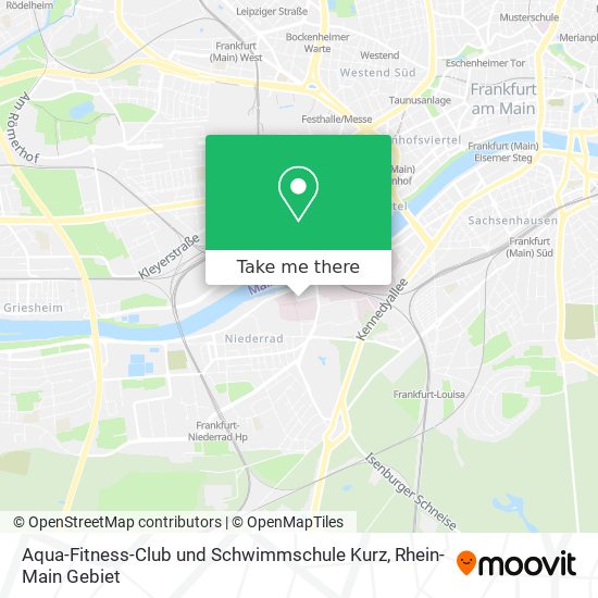 Карта Aqua-Fitness-Club und Schwimmschule Kurz