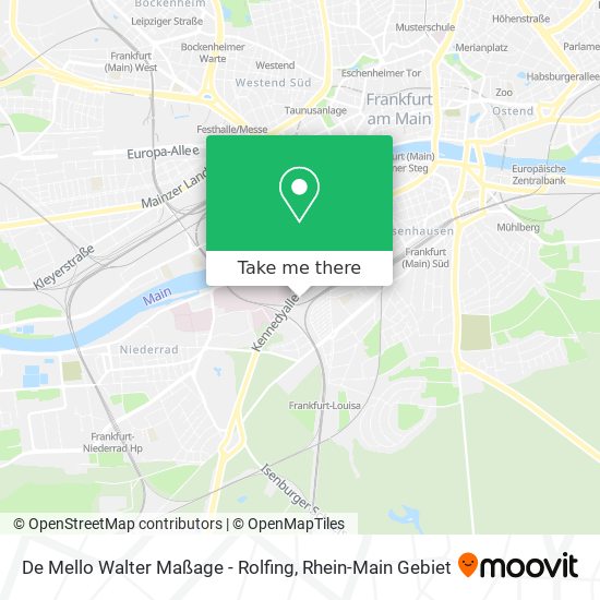 De Mello Walter Maßage - Rolfing map