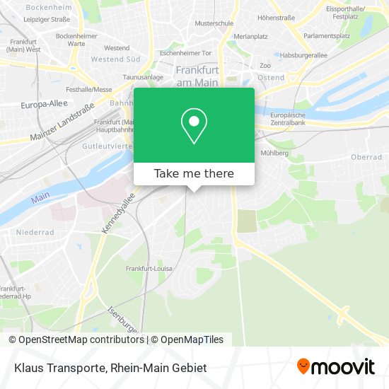 Klaus Transporte map