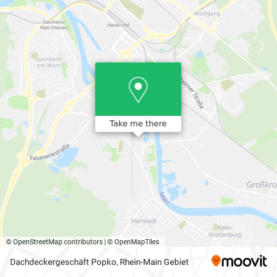 Dachdeckergeschäft Popko map