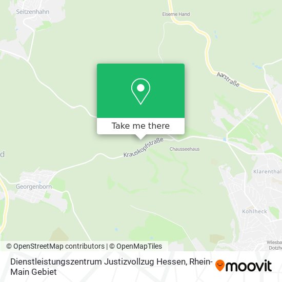 Dienstleistungszentrum Justizvollzug Hessen map