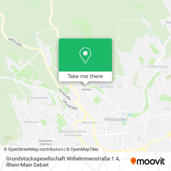 Grundstücksgesellschaft Wiihelminenstraße 1 A map