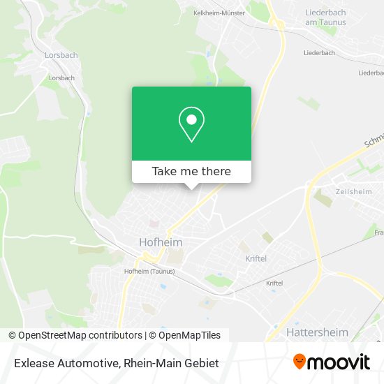 Exlease Automotive map