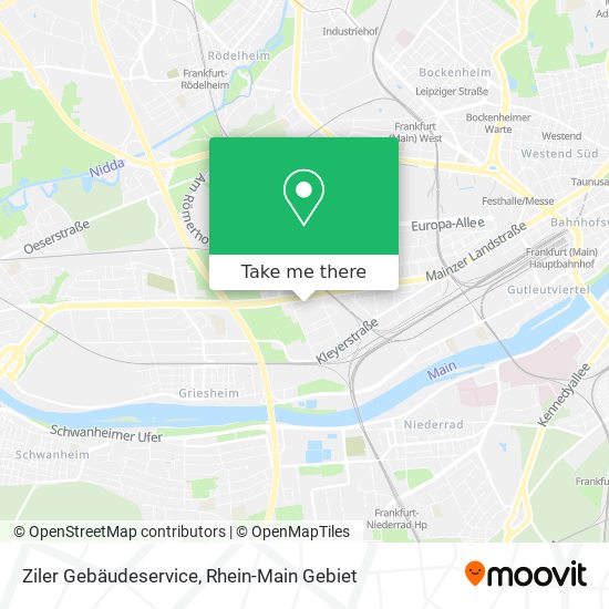 Ziler Gebäudeservice map