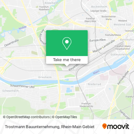 Карта Trostmann Bauunternehmung