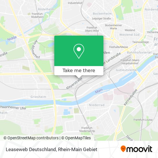 Leaseweb Deutschland map