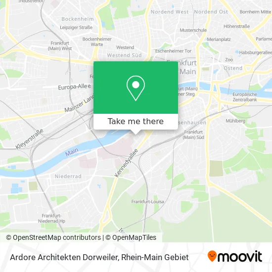 Карта Ardore Architekten Dorweiler