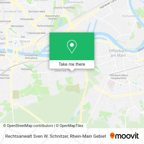 Карта Rechtsanwalt Sven W. Schnitzer