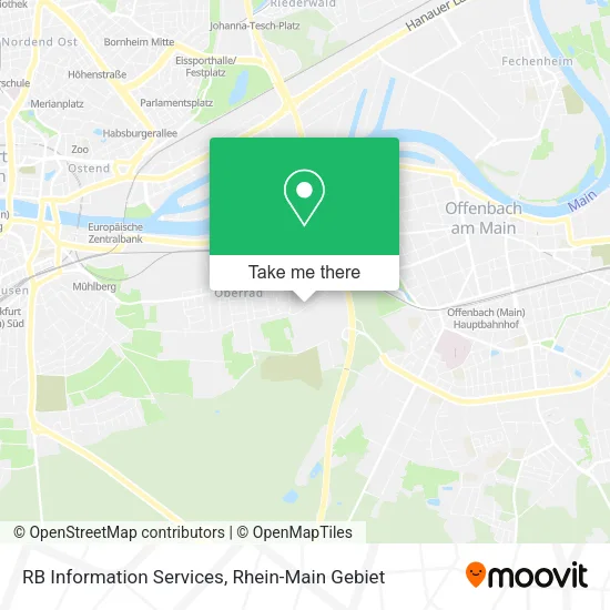 Карта RB Information Services