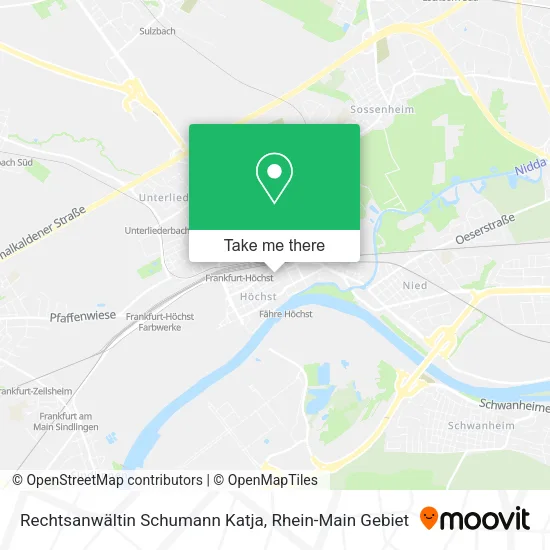 Карта Rechtsanwältin Schumann Katja