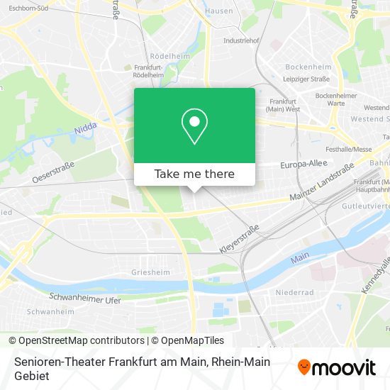 Senioren-Theater Frankfurt am Main map