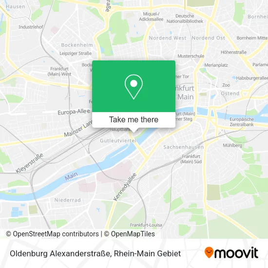 Карта Oldenburg Alexanderstraße