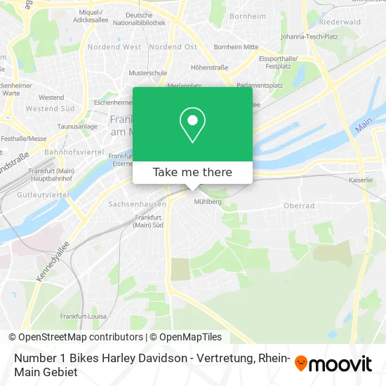 Карта Number 1 Bikes Harley Davidson - Vertretung