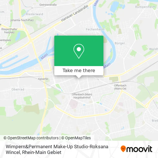 Карта Wimpern&Permanent Make-Up Studio-Roksana Wincel