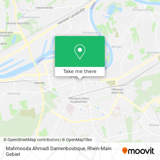 Mahmooda Ahmadi Damenboutique map