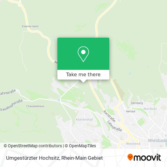 Карта Umgestürzter Hochsitz