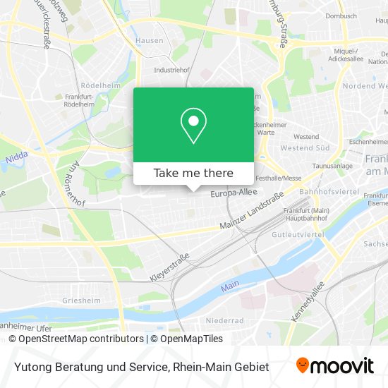 Yutong Beratung und Service map