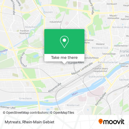 Mytreats map