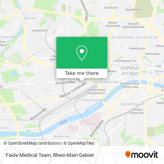 Карта Faide Medical Team