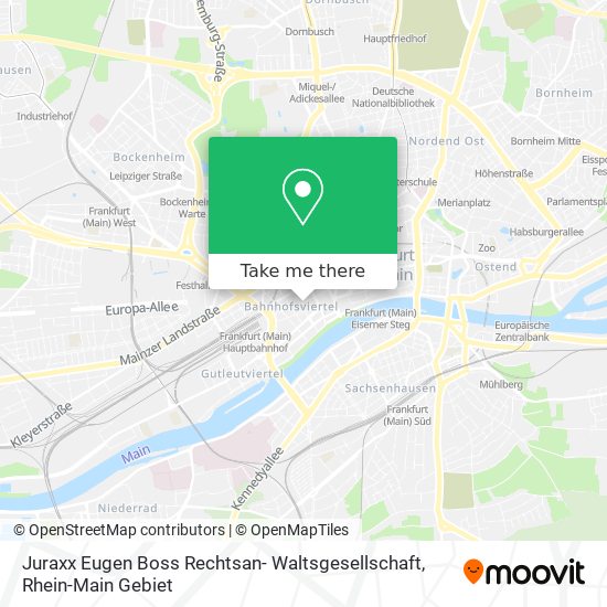 Juraxx Eugen Boss Rechtsan- Waltsgesellschaft map