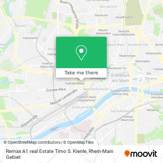 Карта Remax A1 real Estate Timo S. Kienle