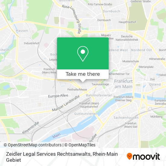 Zeidler Legal Services Rechtsanwalts map