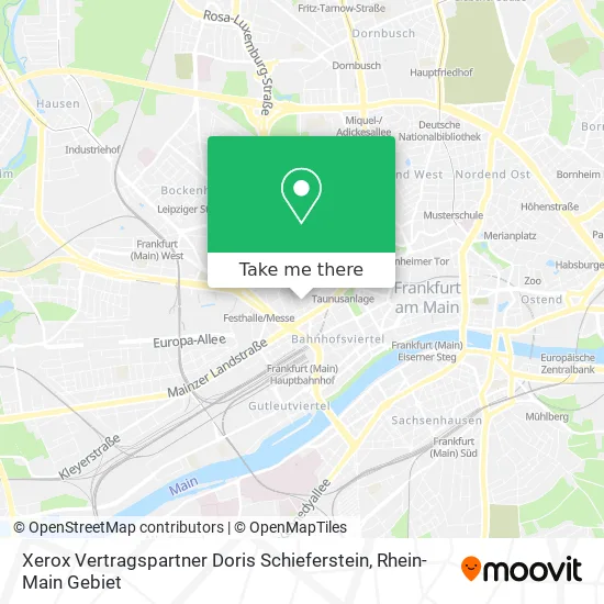 Карта Xerox Vertragspartner Doris Schieferstein