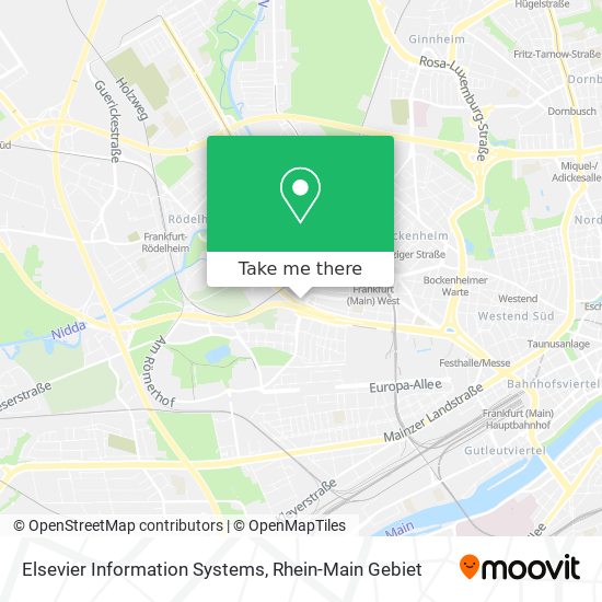 Elsevier Information Systems map