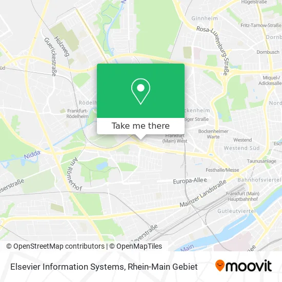 Карта Elsevier Information Systems