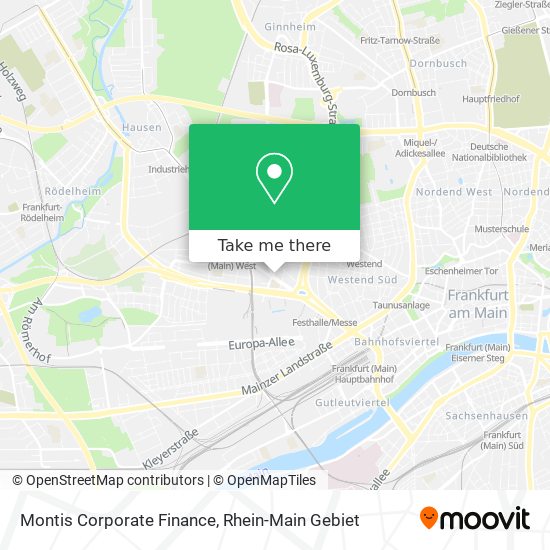 Montis Corporate Finance map