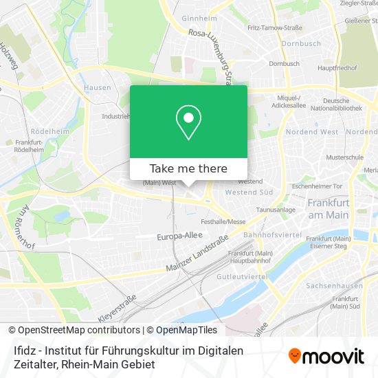 Ifidz - Institut für Führungskultur im Digitalen Zeitalter map