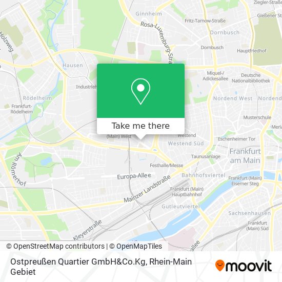 Ostpreußen Quartier GmbH&Co.Kg map