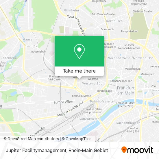 Карта Jupiter Facilitymanagement